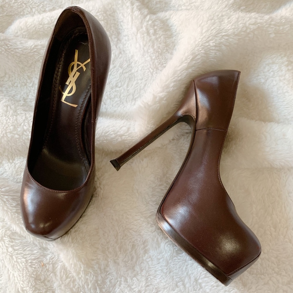 Authentic YSL platform heels